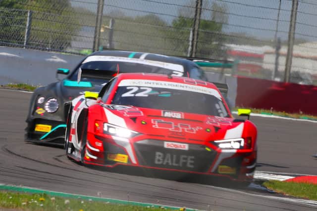 Tyre failure was costly for Balfe.