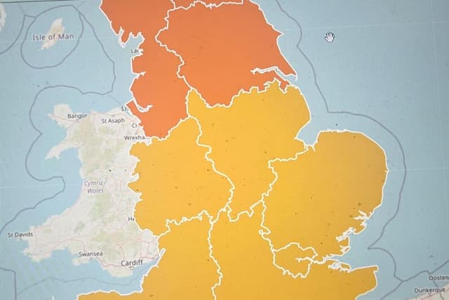 Yellow Cold-health alert for Lincolnshire as Arctic blast arrives