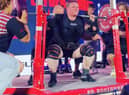 Kelly competing in the Women's Equipped Open.