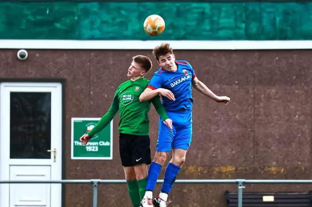 Action from the win over Pinchbeck on Boxing Day. Photo: Steve W Davies Photography.