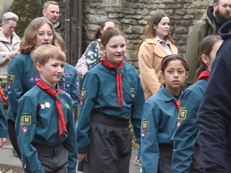 St George's Day parade in Sleaford.