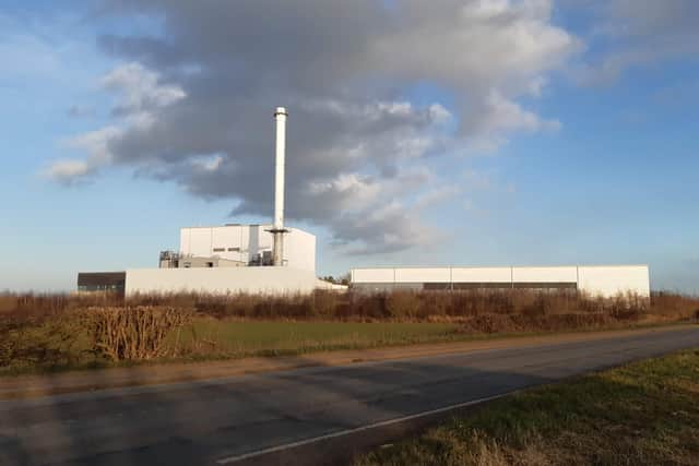 Sleaford Renewable Energy Plant.