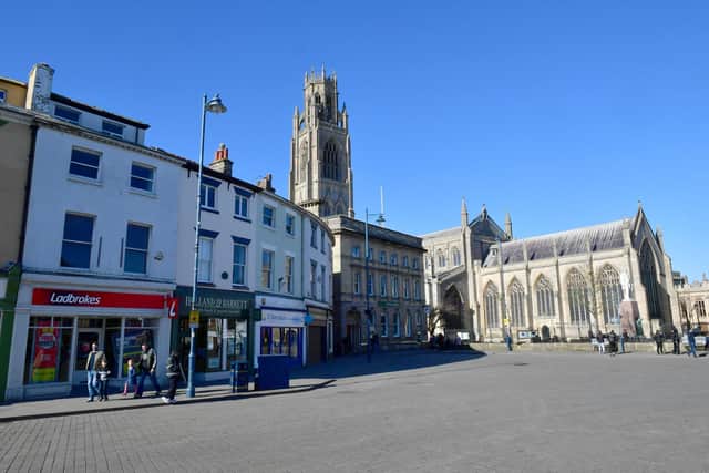 Boston town centre.
