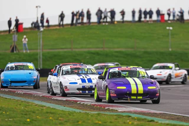 Russell Halley Car 99 In Action At Snetterton