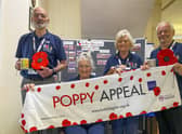 Members of the Mablethorpe & District Branch of The Royal British Legion launch their 2022 Poppy Appeal.
