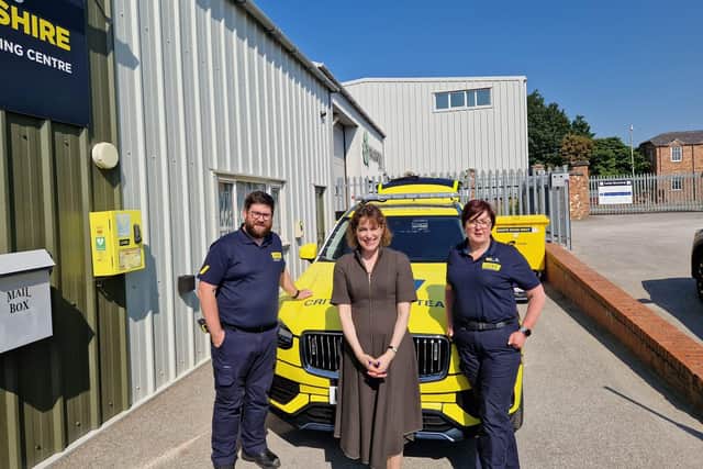 MP Victoria Atkins with LIVES First Responders.