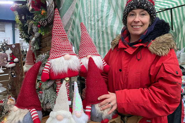Helen Eastwood on her festive stall