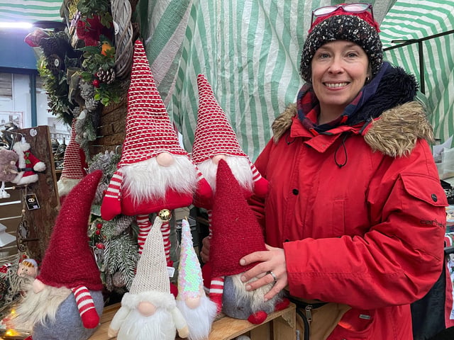 Helen Eastwood on her festive stall