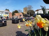 Market Rasen Market Place this spring