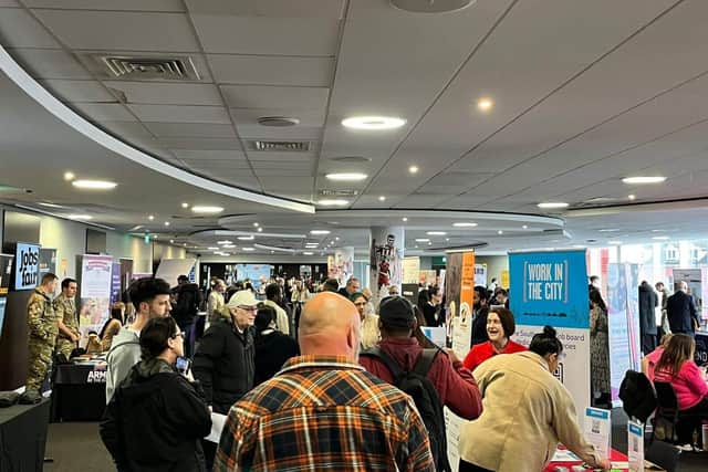 Job Fair in action