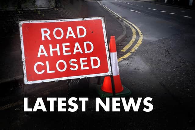 A road in Gosberton has been closed after a sinkhole emerged.