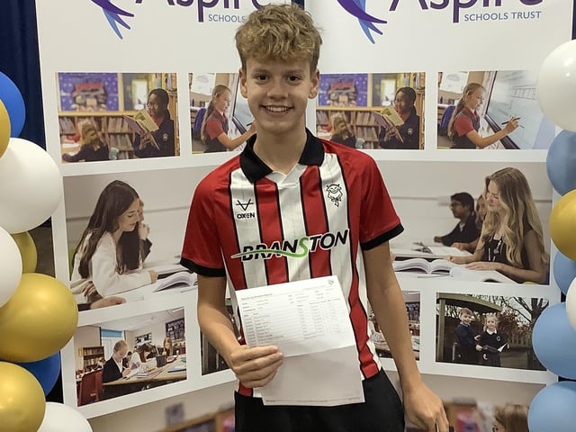High achiever at Sir William Robertson Academy, Noah Reddish.