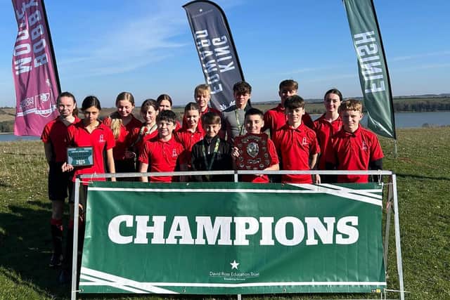 Humberston Academy cross country team