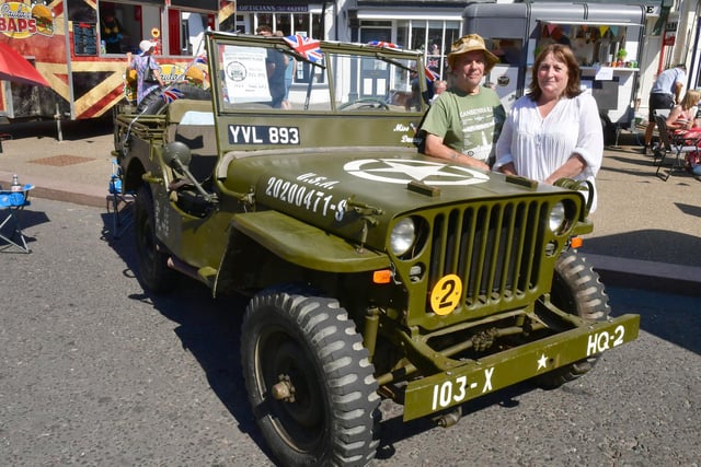 Mick Timlett and Marrion Reilly of Strubby, with their 1943 Ford GPW