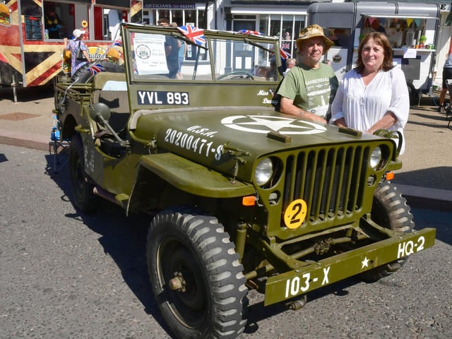 Mick Timlett and Marrion Reilly of Strubby, with their 1943 Ford GPW