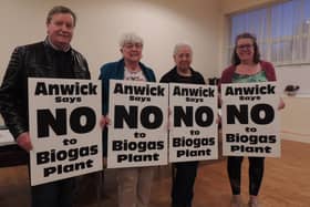 Anwick parish councillors after a recent meeting in which members and the public voiced their opposition in advance of the planning committee meeting.