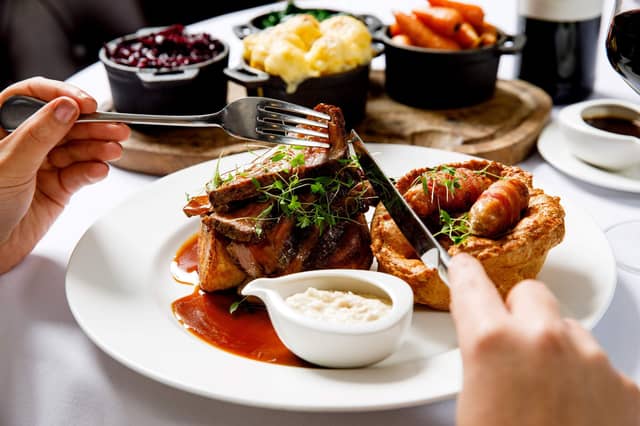 Half price Sunday roast mains now being served at the Marco Pierre White Steakhouse in Lincoln