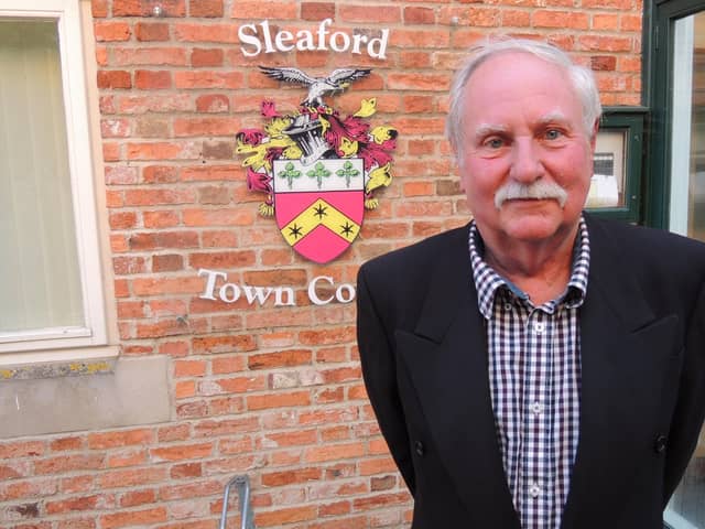 Coun Anthony Brand, Mayor of Sleaford.