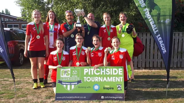 Horncastle's Under 15s girls crowned champions.