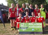 Horncastle's Under 15s girls crowned champions.