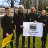 Cassey Rook, Tony Sharrock, Marie Robinson and Joanne-Hudson Mackenzie with Andy Robinson (Ball House).