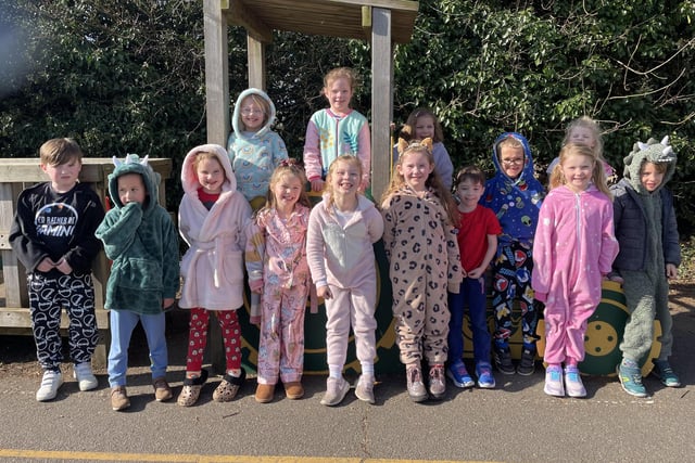 Class 2 at Mrs Mary King's School, Martin.