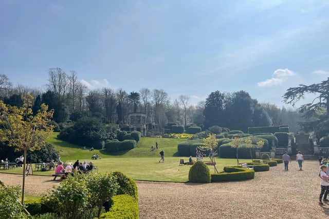 The grounds at Harlaxton Manor