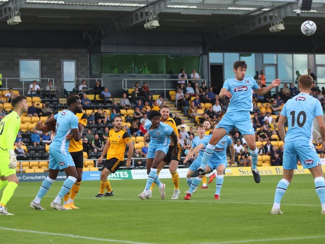 Grimsby Town were another visitor to Boston in pre-season.