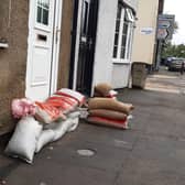 The scene outside many homes this morning