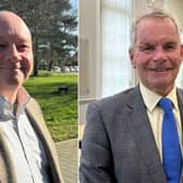 Cllr Travis Hesketh and Cllr Martin Hill. Photos: James Turner