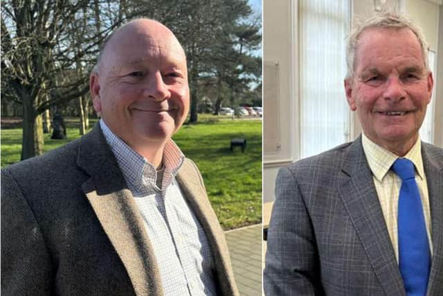 Cllr Travis Hesketh and Cllr Martin Hill. Photos: James Turner
