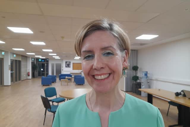 Andrea Jenkyns, Reform UK candidate for Greater Lincolnshire mayor, at her campaign launch
