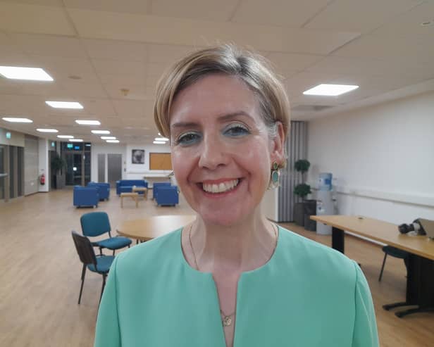 Andrea Jenkyns, Reform UK candidate for Greater Lincolnshire mayor, at her campaign launch