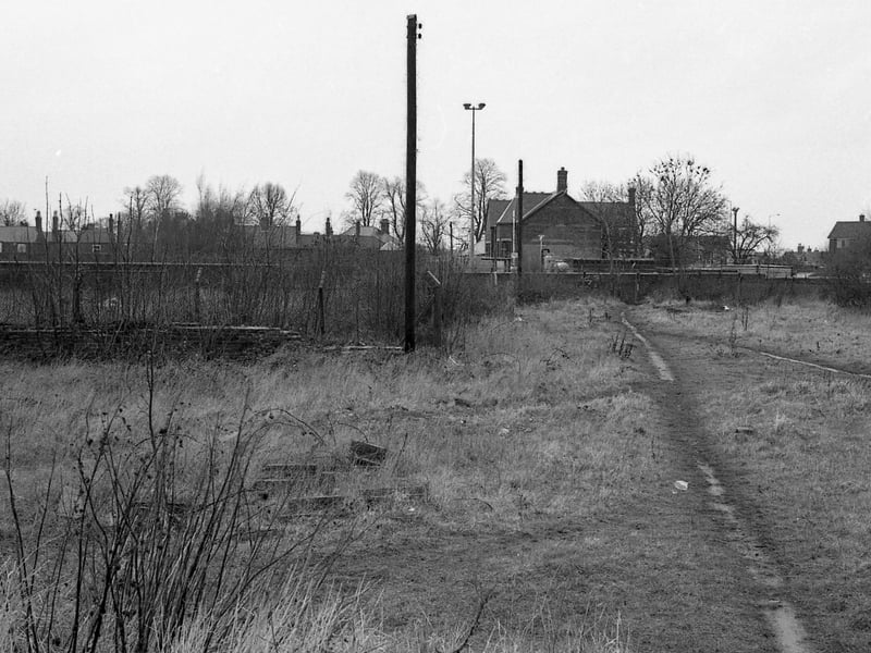 Looking across to Fydell Street from the proposed development area.