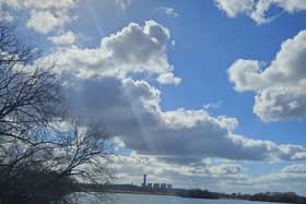 It's a striking day at Attenborough Nature Reserve in this latest appealing photo from Janet Hughes.