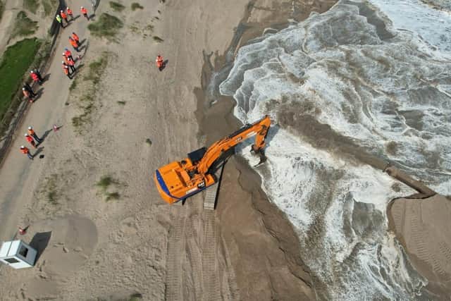 In Lincolnshire, Saltfleet to Gibraltar Point beach renourishment received just over £11 million.
