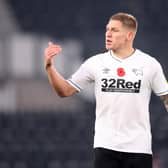 Martyn Waghorn was injured during Derby's defeat at Middlesborough. (Photo by Alex Pantling/Getty Images)