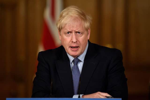 Boris Johnson will address the Great Northern Conference (Photo by LEON NEAL/POOL/AFP via Getty Images)