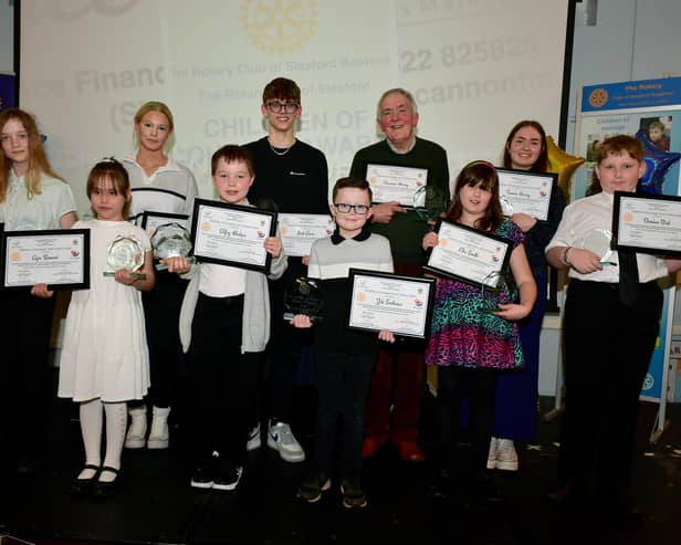 The Sleaford area Children of Courage award winners. Photo: David Dawson