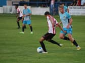 Jack Gibson was on target against Bamber Bridge. Photo: Oliver Atkin