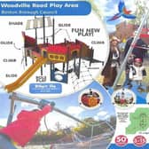 Plans for Woodville Road Play Area.