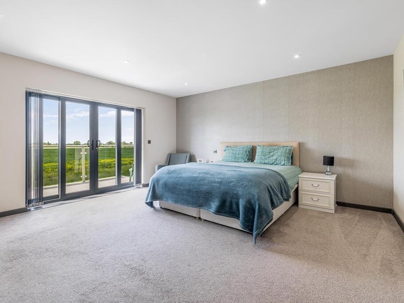 The principal bedroom and ...