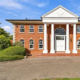 The front of the home.