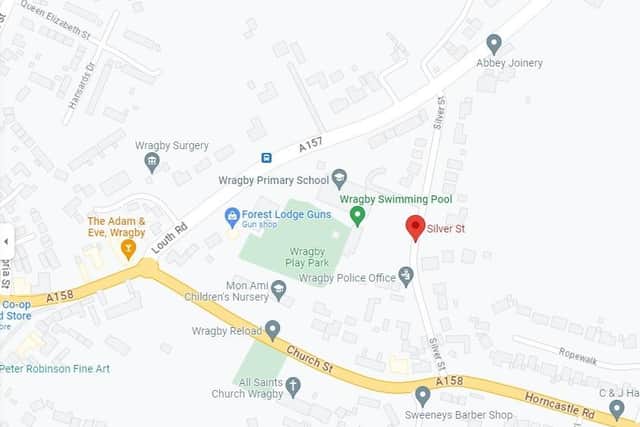 The A157 Louth Road will be closed between the Adam & Eve roundabout and the junction with Silver Street. Photo: Google Maps