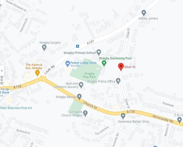 The A157 Louth Road will be closed between the Adam & Eve roundabout and the junction with Silver Street. Photo: Google Maps