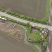 The rail crossing at Scarrington Lane, Nottinghamshire. Photo: Network Rail