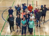 Louth Pickleball Players at the Meridian Leisure Centre. Photos: Chris Frear