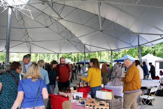 Stourton Woods' Summer Artisan Market.