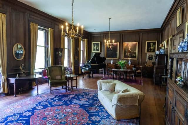 The Music Room at Gunby Hall.