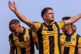 Boston United can look forward to another season in the National League after securing a stunning survival. Pic: Chris Bray.